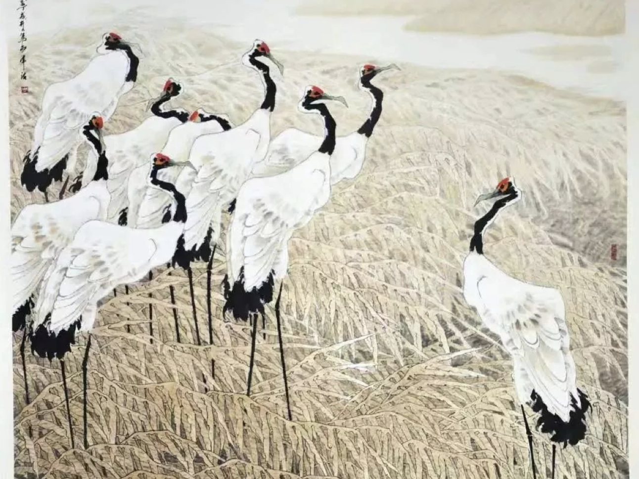 看展 | 周铁宁大景写意花鸟画作品展亮相鹏城 