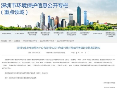 深圳企业环境信用评级：评定企业绿色通行or红牌警告？
