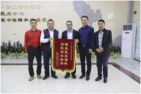 三锦旗表感谢心系百姓赢民心  马田街道多项工作受企业认可