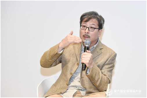 冷军深商大会分享艺术人生：尽精微，致广大