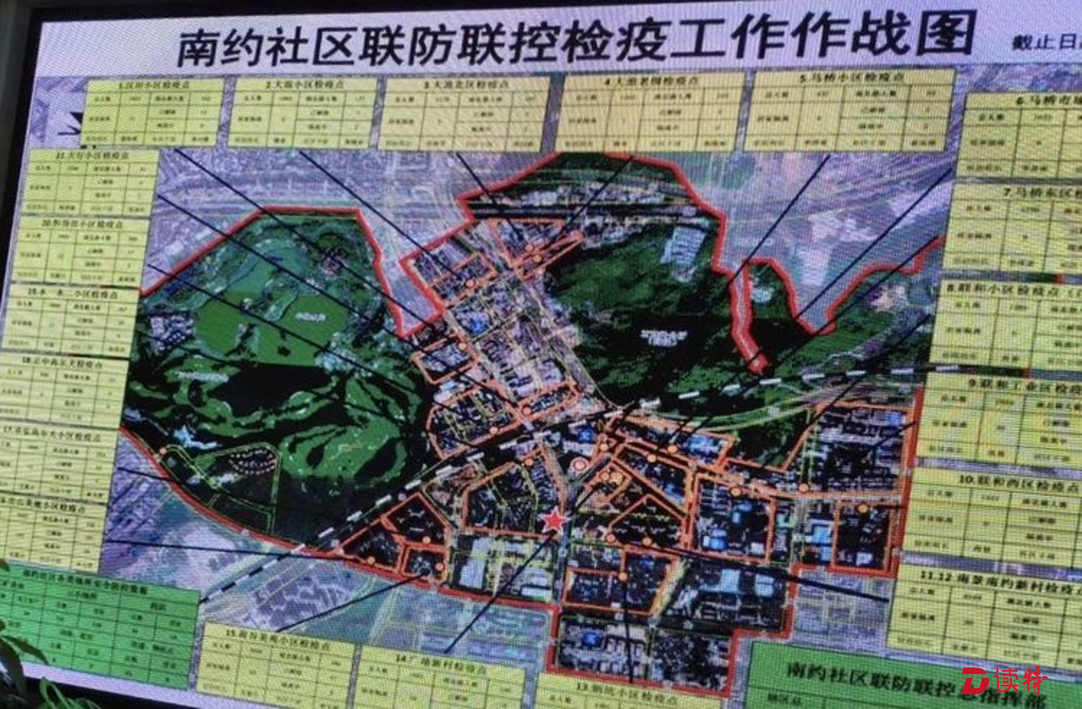 龙岗宝龙街道南约社区绘制联防联控检疫“作战图”