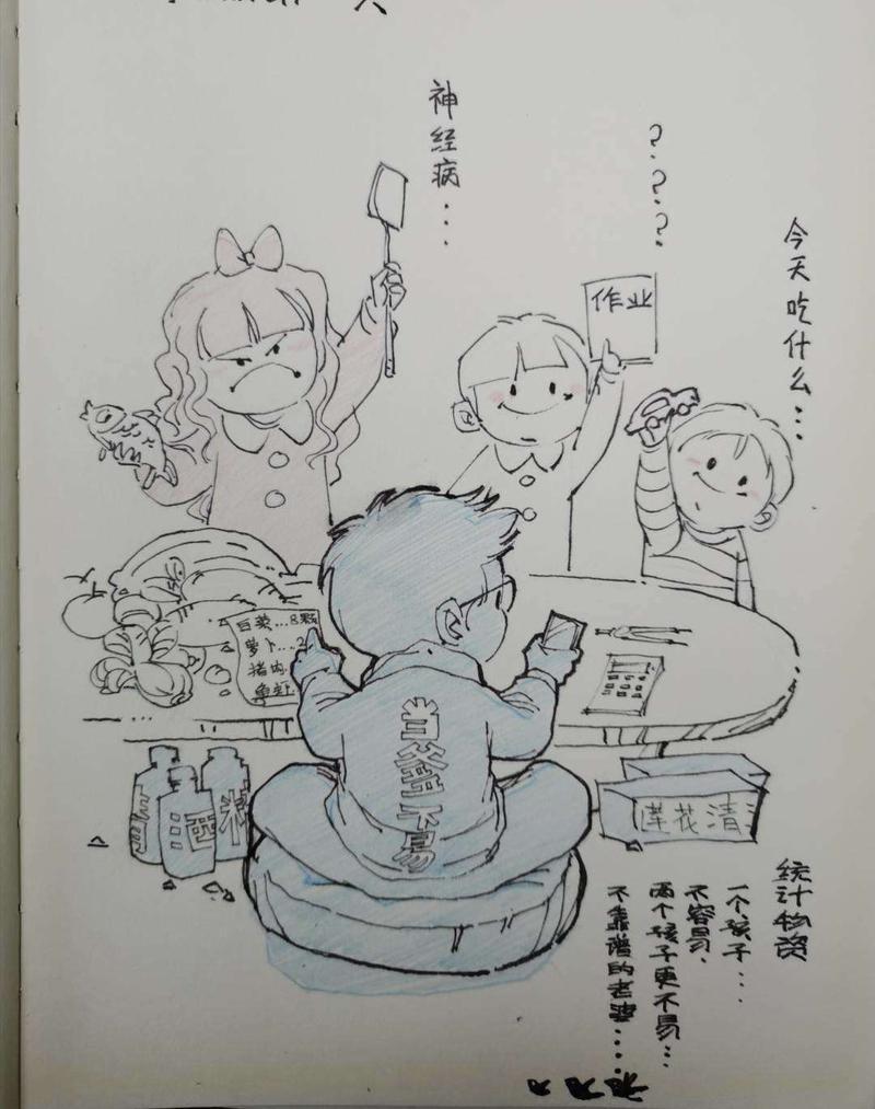 湖北直击武汉日记｜武汉高校老师的“封城”手绘日记 