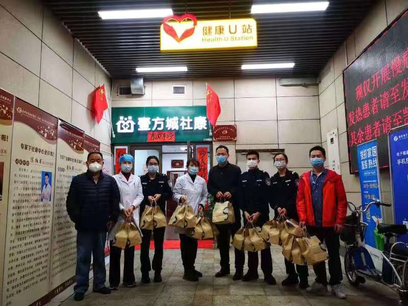 八方支援一线！热心企业市民为宝中医医护送去温暖关爱