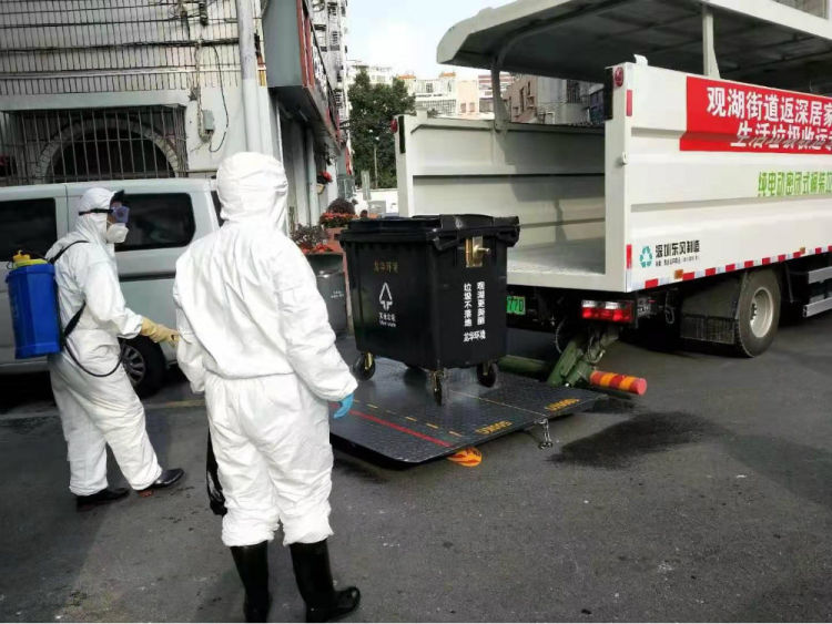 居家隔离人员易感染废弃物何处去？观湖街道“三化三无”处理易感垃圾