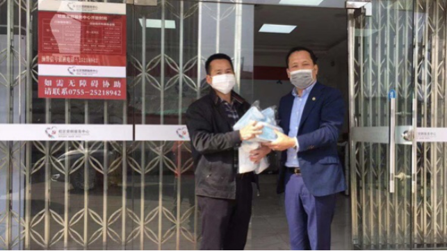 暖心！盐田这名人大代表为一线捐赠六千只口罩