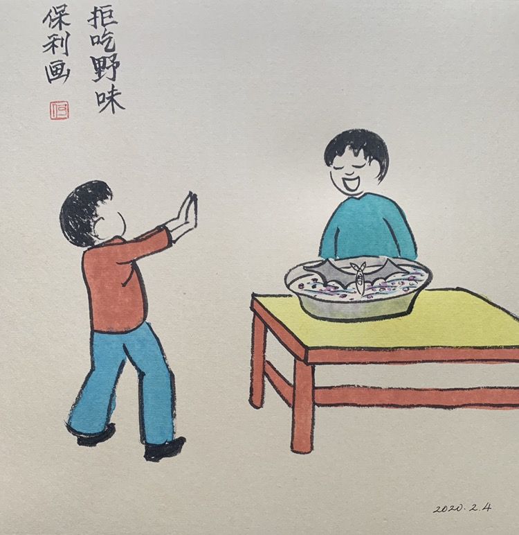 以笔为“剑” ，龙岗市民何保利“战疫漫画”绘真情