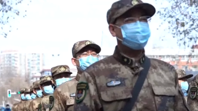 独家视频丨我们到了！1400名军队医护人员向武汉火神山医院集结