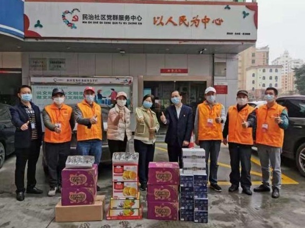 龙华区委党校看望民治一线抗疫人员