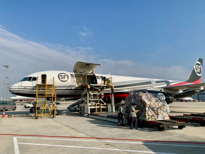 深圳机场国内货站已保障国内进出港防疫物资近300吨