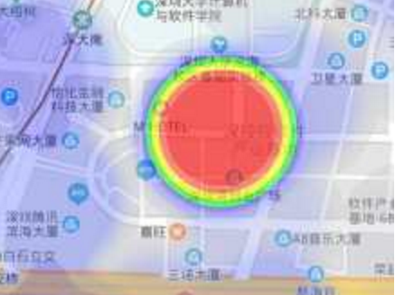 哪里人多一图了然   i深圳上线城市“热力图”