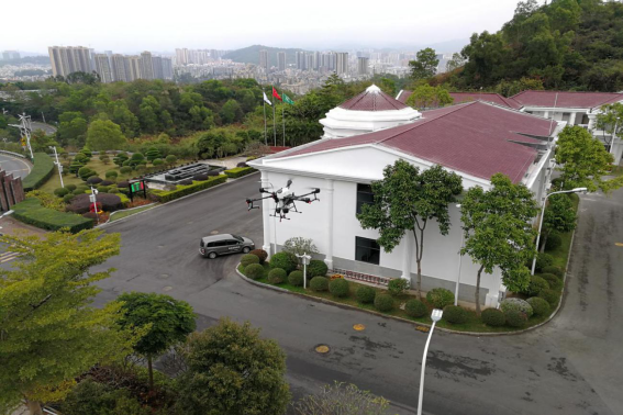 空中“战疫”，深圳出动无人机助力垃圾处理厂消杀