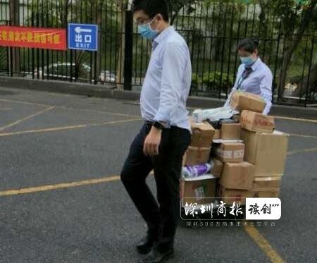 物业变身快递员，香蜜苑物业为业主送快递达1.2万余件