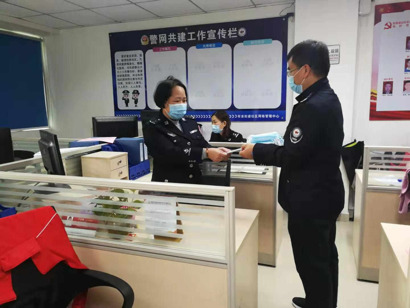 龙岗区委政法募集口罩1万个，保障一线网格员开展疫情防控工作