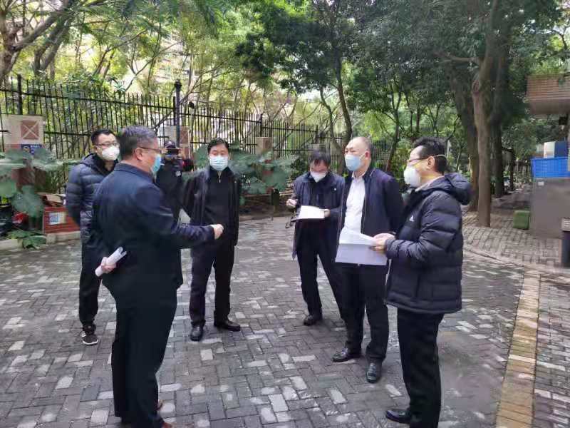 疫情防控督导检查深入福田，全力保障校园安全