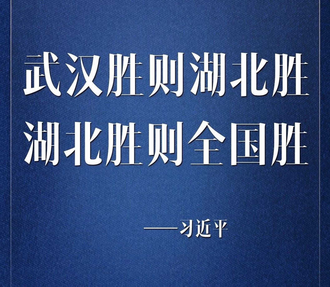 湖北胜则全国胜！关于战“疫”，习近平这样说