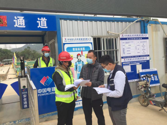 光明街道辖区内市、区管工地100%复工