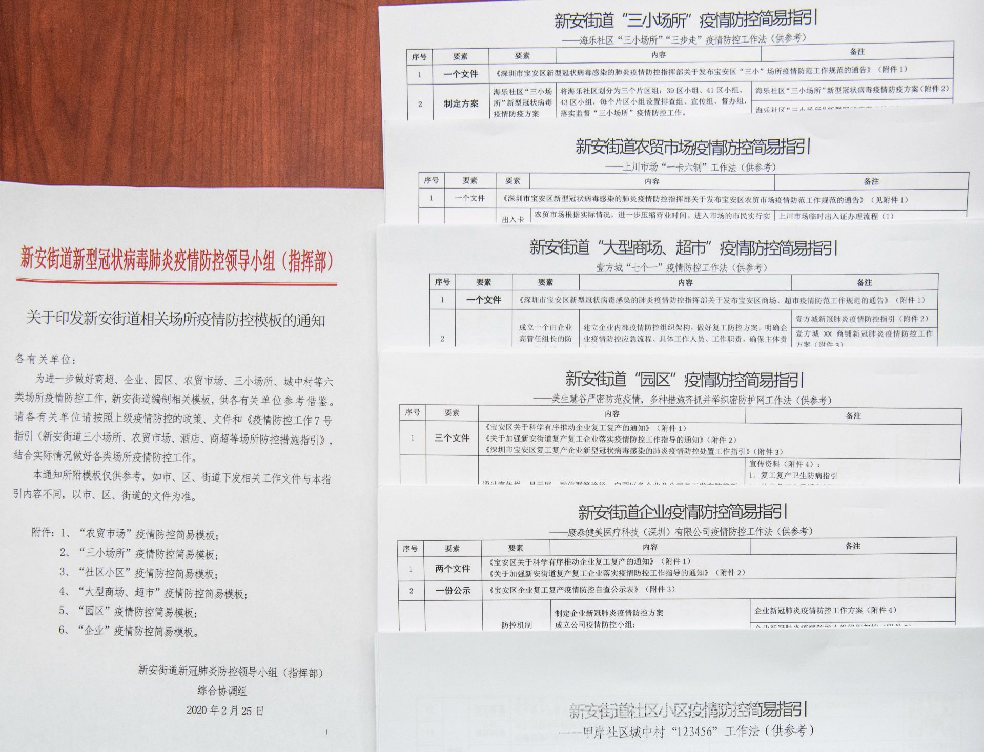新安“翻开即用”式防控模板帮企业“懂防控、会复工”