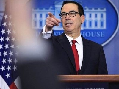 美财政部长：美国今年征税截止日将推后三个月