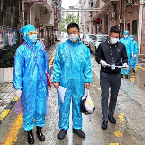 龙岗区吉华街道范瑞访：以实际行动，为疫情防控做贡献