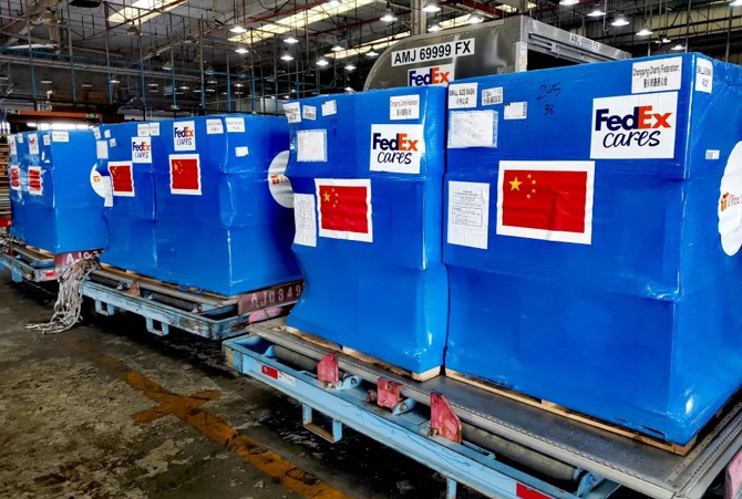 这8批医疗物资，FedEx从美国无偿运输到中国！