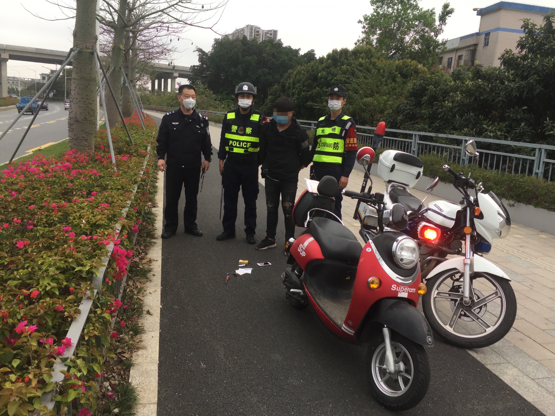 盗窃的电动车半路没电  小偷“不辞辛苦”推车3公里被抓获