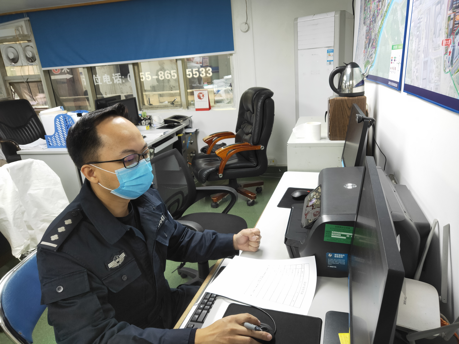 每日警星|刘东富：守好疫情防控的后方阵地