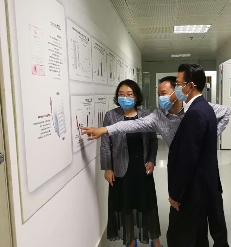 市市场监管局南山局调研深圳奥萨医药有限公司