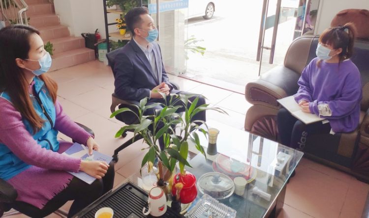 航城街道疫情期间专项法律宣传进企业