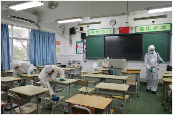 “六个到位”护安全，翠园中学为开学做足准备