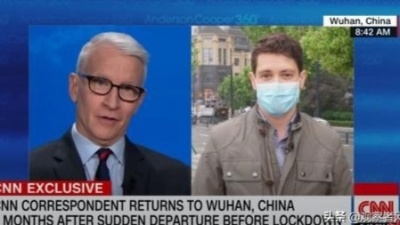 CNN记者重访武汉 美国网友炸锅：人家机场人员的防护都比我们医护人员好 