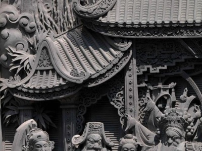 全国首个全面展示岭南文化的大型砖雕艺术品《凤城大观》在顺德揭幕