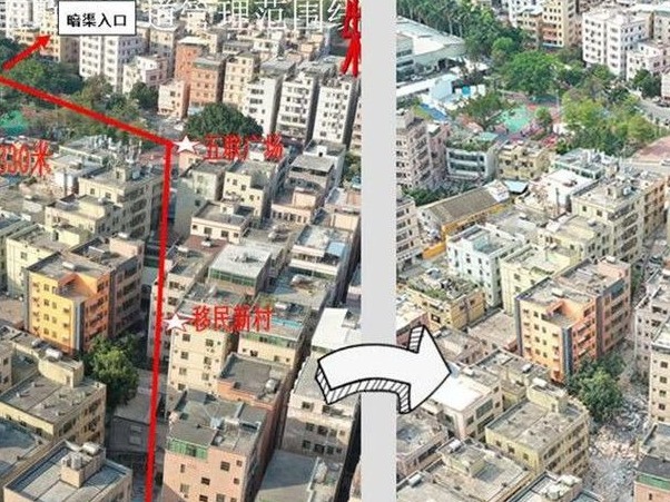 龙岗街道治水提质加速 30天拆除11处暗涵上盖建筑物 