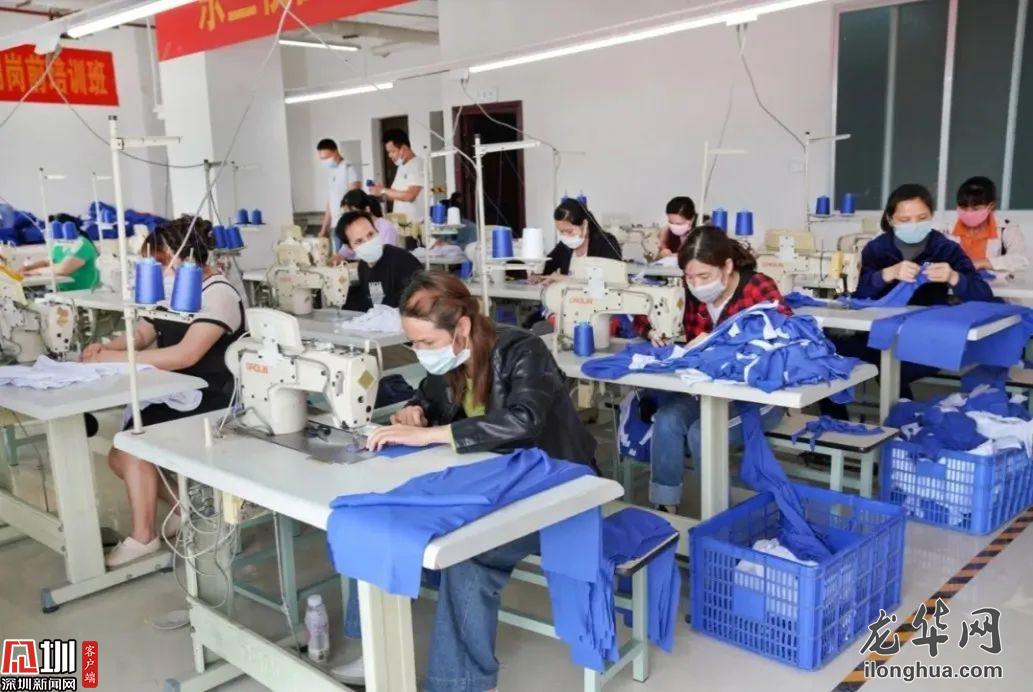 从签约到投产仅用八天！龙华企业入驻东兰打造“服装产业林”