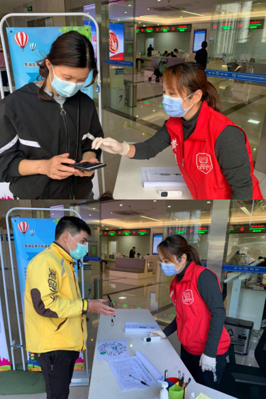 3月份服务群众4339人次，黄贝行政服务大厅筑牢“三防线”让服务“不断线”