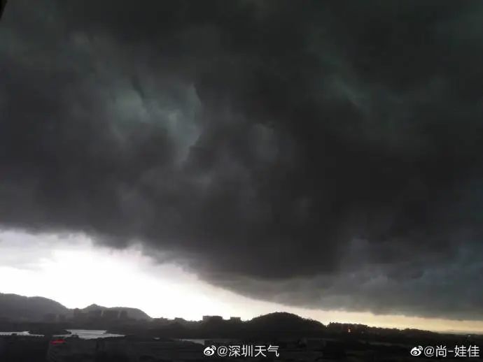 深圳发布暴雨黄色分区预警