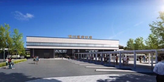 “开着汽车换轮胎”，皇岗口岸临时旅检大楼基本完工