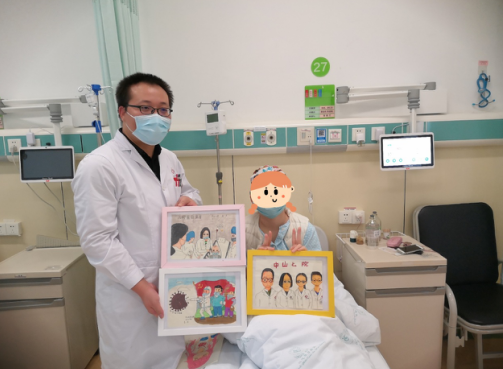 刷爆医护人员朋友圈的画作，来自中山七院儿科病房的小明星