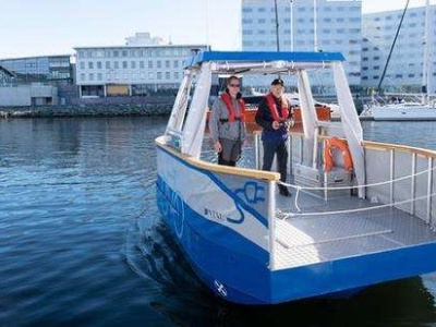 赫尔辛基首艘无人驾驶电动接驳船6月试航