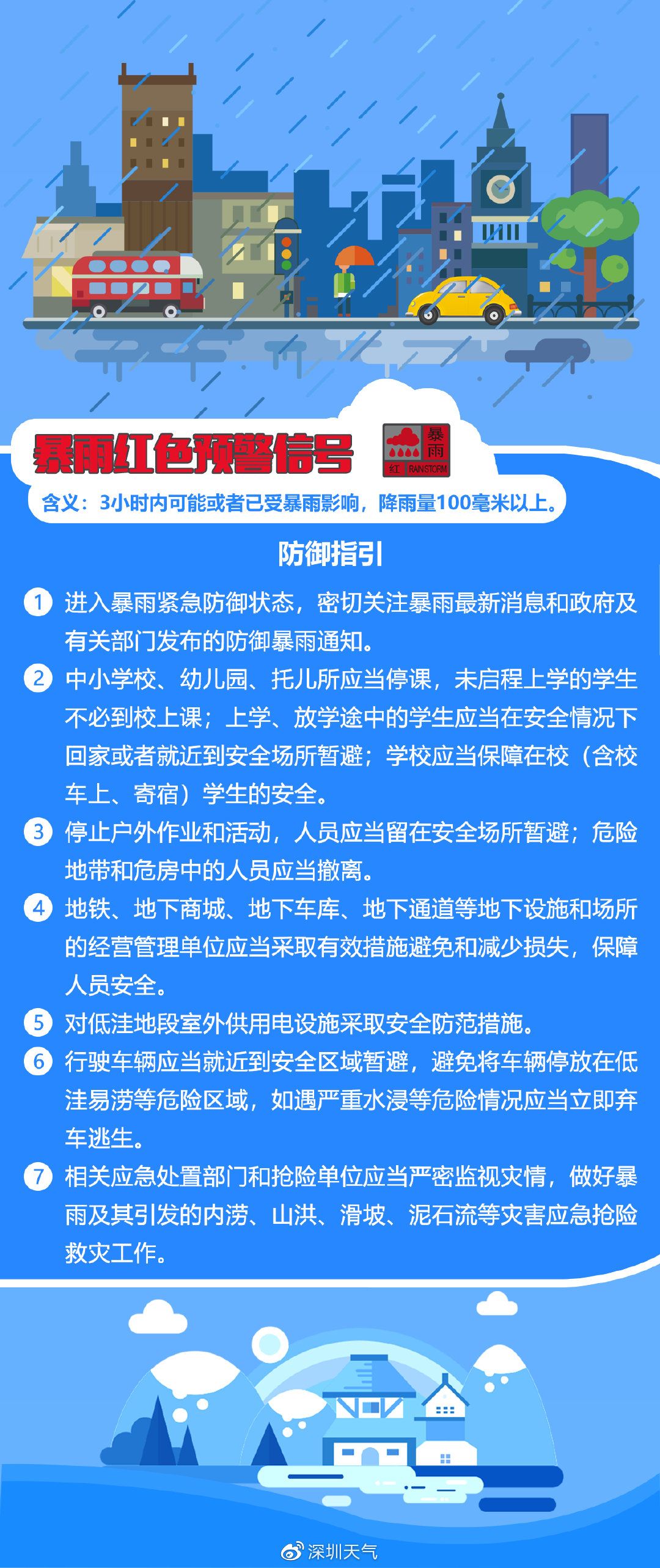 深圳市大鹏新区、东部海区发布暴雨红色预警！全市非寄宿制学校停课