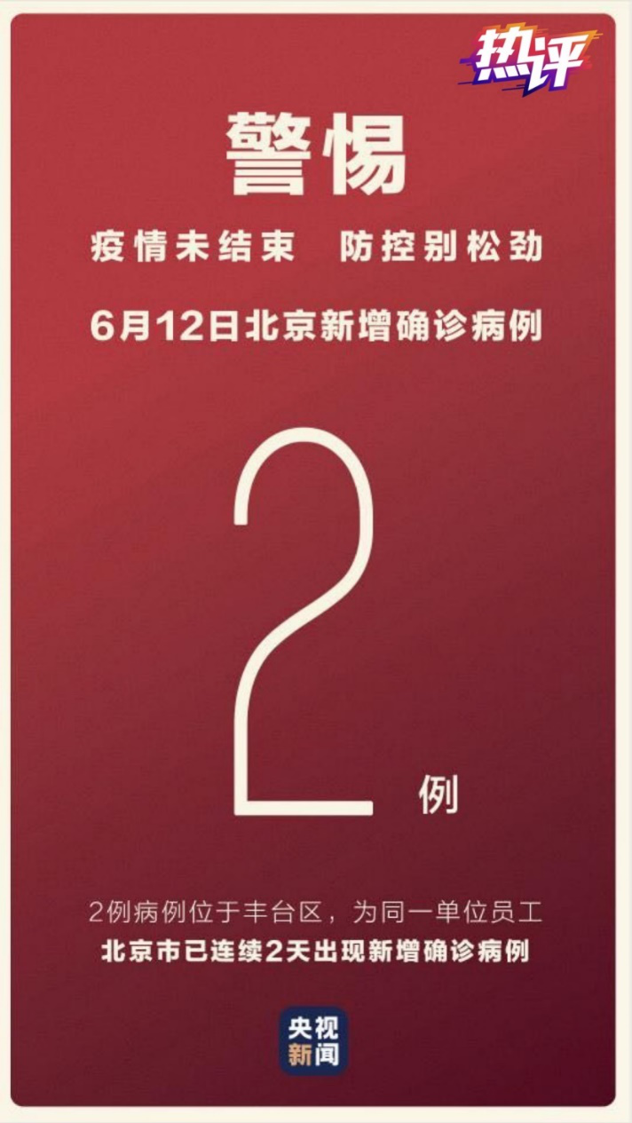 央视热评 | 全面考虑、全力应对，理性对待北京新增确诊病例