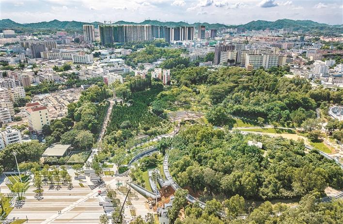深圳民法公园正紧锣密鼓建设，位于观澜人民公园 预计6月底建成
