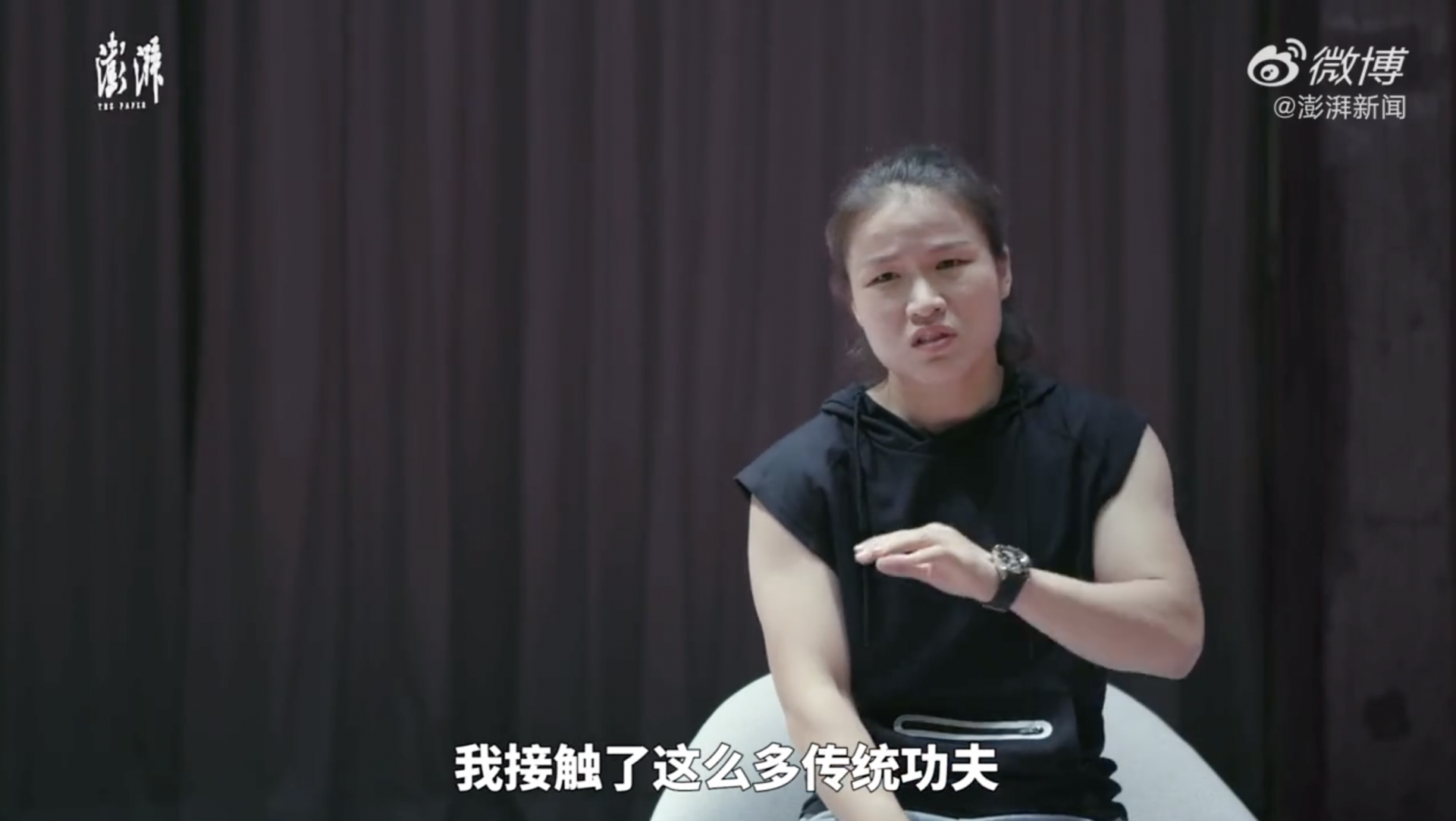 张伟丽称中国武术也有能打的一面
