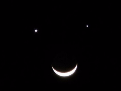 木星、土星9日“合”月 天宇将上演“双星伴月”美景