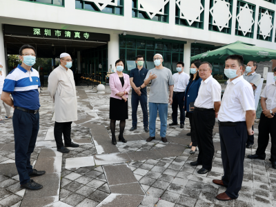 杜玲带队检查深圳市宗教活动场所有序恢复开放情况  要严之又严实之又实绷紧疫情防控这根弦