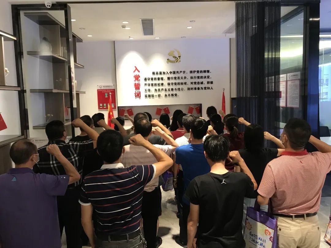 松岗街道 | 碧桂园区两新党员过集体政治生日，共忆入党初心