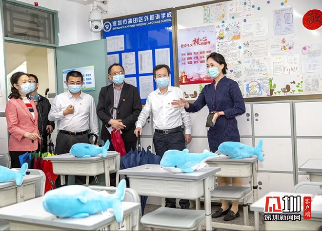 盐田区委书记陈清向全区少年儿童致以节日祝愿