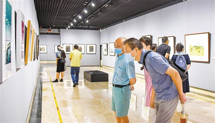 哈尔滨深圳联展水彩画作