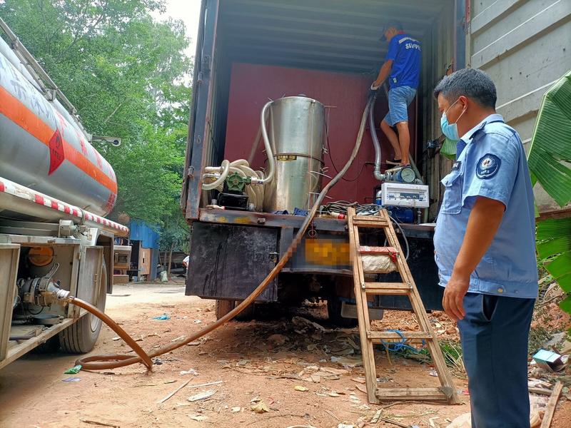 重拳出击！航城街道多部门联合打掉“黑柴油”窝点2处