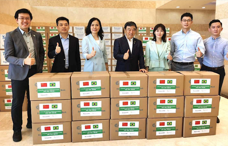 “山无棱 海无浪 友情永无疆” ！深圳向巴西紧急捐赠抗疫物资    