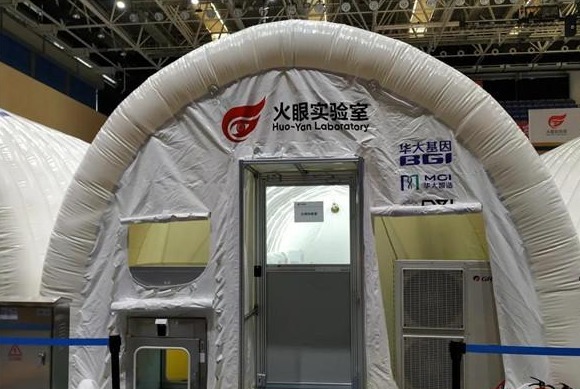 不到两天建成罗湖气膜火眼实验室 “硬核”科技提高核酸检测效率